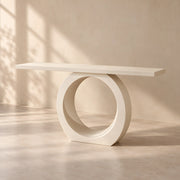 Roundola Wooden Console Table