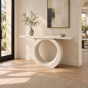 Roundola Wooden Console Table