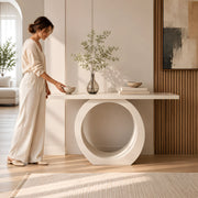 Roundola Wooden Console Table