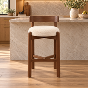 Rsumena Wooden Bar Stool