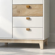 Saklonia 2 Door Wooden Wardrobe
