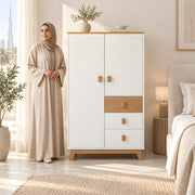 Saklonia 2 Door Wooden Wardrobe