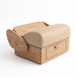 Sandila Beige Pedicure Footrest