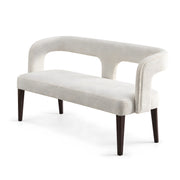 Sankilavo Beige Upholstered Accent Bench