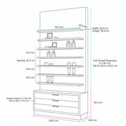 Sevesella Pink Salon Product Display Stand
