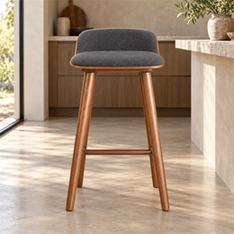 Sheftona Wooden Counter Stool