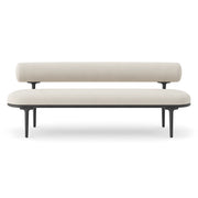 Sillopura Beige Upholstered Modern Bench