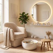 Sinkara Cream Beige Pedicure Chair