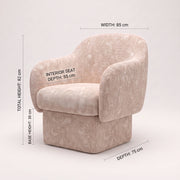Sinkara Cream Beige Pedicure Chair