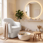 Sinkara White Pedicure Chair