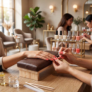 Siyara Brown Manicure Hand Rest