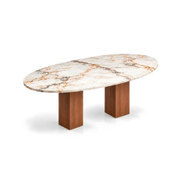 Sonozelia Marble Top 6-Seater Dining Table
