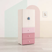 Starwy Kids Wardrobe with 2 Doors & 3 Drawers