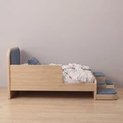 Steppina Dusty Blue Kids Single Bed with Steps