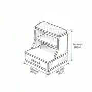 Steppora Grey Pedicure Footrest