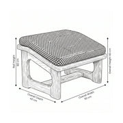 Stoolara Grey Pedicure Footrest