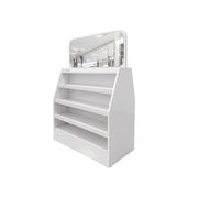 Storanish White Salon Product Display Stand