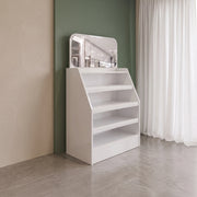 Storanish White Salon Product Display Stand
