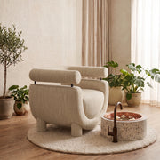Stylara Cream Beige Pedicure Chair