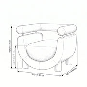 Stylara Cream Beige Pedicure Chair