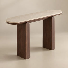Sudakivo Travertine Console Table