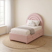 Swaria Pink Kids Single Bed