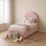 Swaria Pink Kids Single Bed