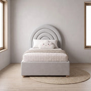 Swaria Light Grey Kids Single Bed