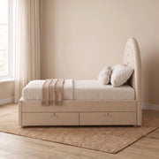 Swaria Oatmeal Beige Kids Single Bed