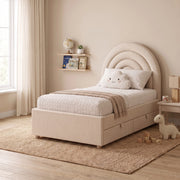 Swaria Oatmeal Beige Kids Single Bed