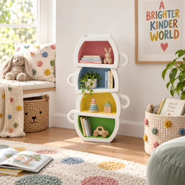 Tazzina Cup-Shaped Kids Bookcase & Storage Shelf