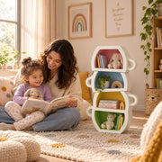 Tazzina Cup-Shaped Kids Bookcase & Storage Shelf