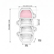 Tazzina Cup-Shaped Kids Bookcase & Storage Shelf