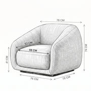 Tinkary Light Grey Pedicure Chair