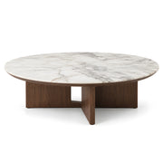 Tolomina Marble Top Round Coffee Table