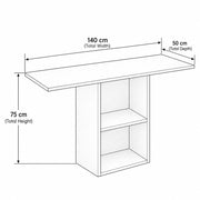 Toshbi Kids Study Desk with Storage Shelves