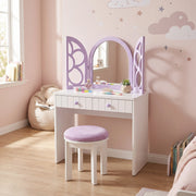 Toyasty Kids Dressing Table with Mirror
