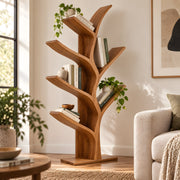Treekambi Wooden Tree-Shaped Bookshelf