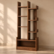 Trihandy Wooden Bookshelf & Open Storage Unit
