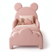Tutli Kids Toddler Bed with Bear Ear Headboard