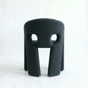 Twingle Premium Dark Green Bouclé Manicure Chair