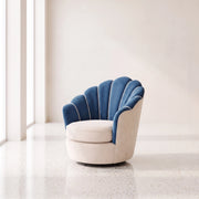 Umbriala Blue & Cream Manicure Chair