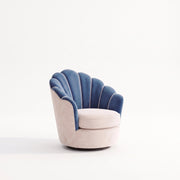 Umbriala Blue & Cream Modern Pedicure Chair
