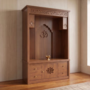 Vanya Premium Wooden Finish Home Pooja Mandir