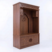 Vanya Premium Wooden Finish Home Pooja Mandir