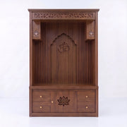 Vanya Premium Wooden Finish Home Pooja Mandir