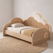 Veneerala Kids Single Bed with Cloud Headboard