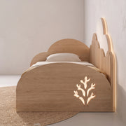 Veneerala Kids Single Bed with Cloud Headboard