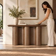Wavypura Wooden Console Table
