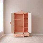 Alternate angle of Wilso Kids Wardrobe, showing crown-Inspired Top in a clean, contemporary children's bedroom setting.